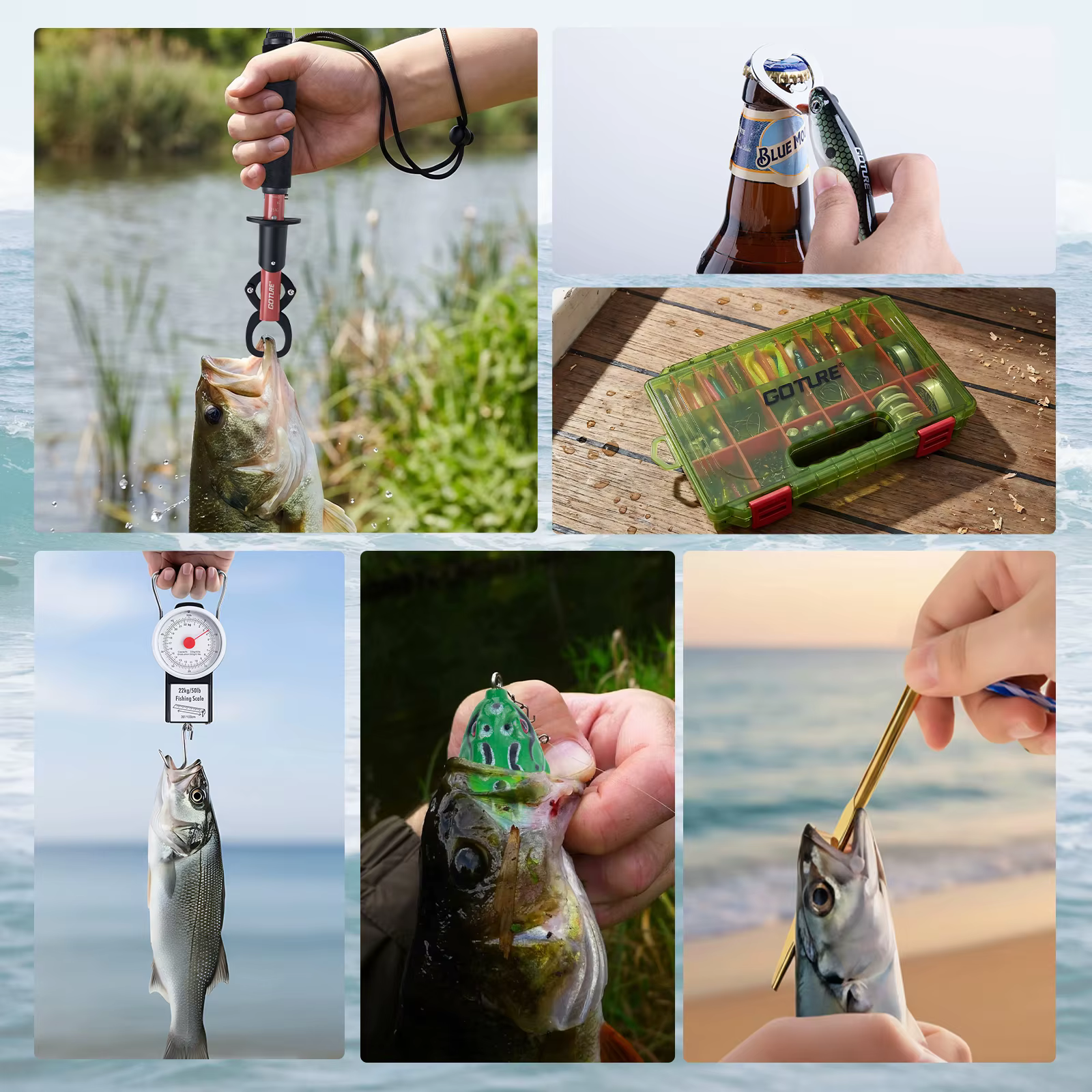 Goture Gripper y Tijeras de Pesca – Kit Herramientas - imagen 4