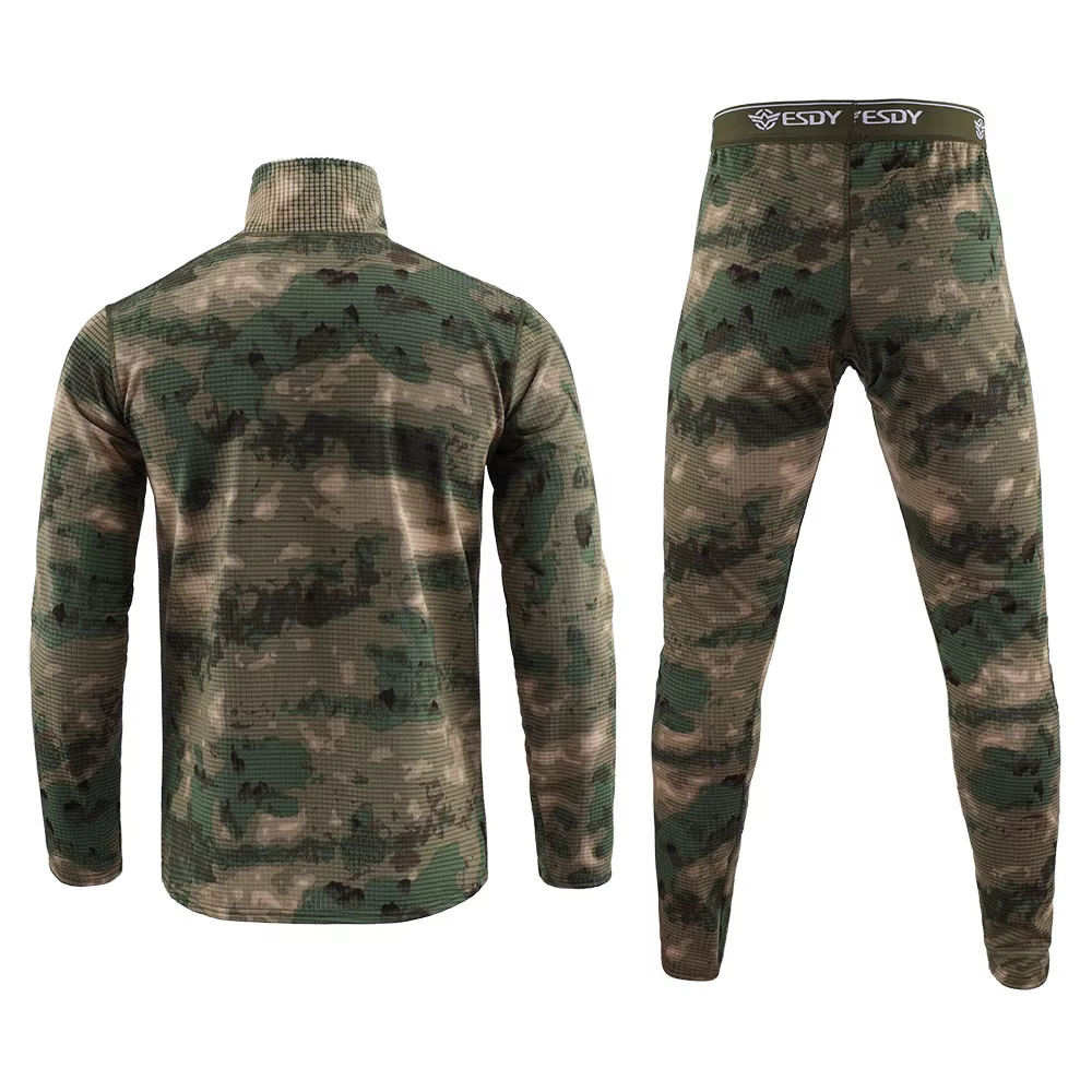 Ropa interior térmica camuflaje para hombre – pesca invernal - imagen 3
