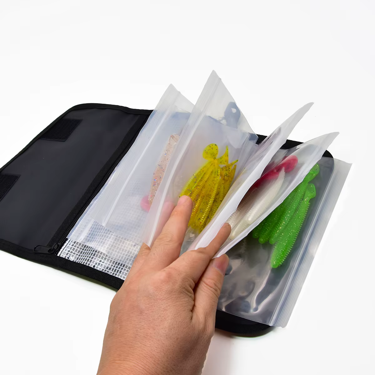 Bolsa de cebo Luya PVC impermeable con divisoria - imagen 4