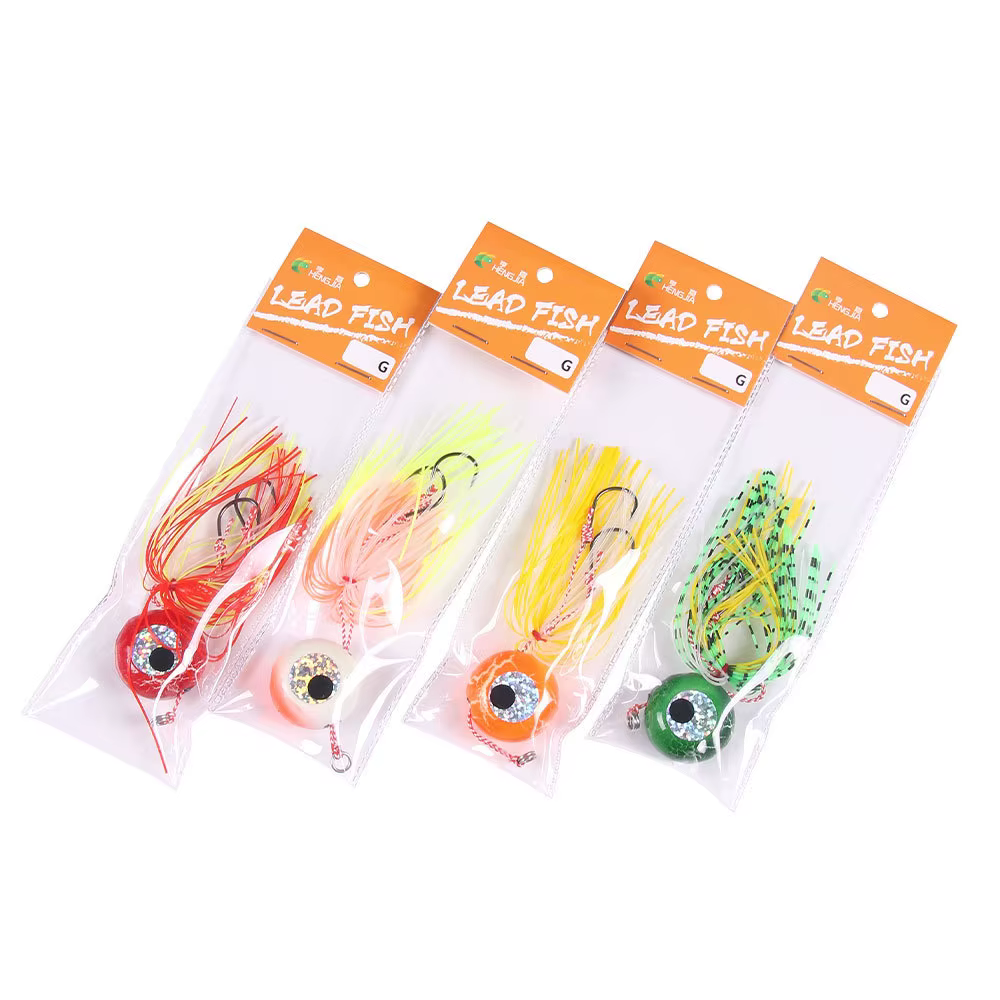 Señuelo Tenya Kabura con falda luminosa para jigging