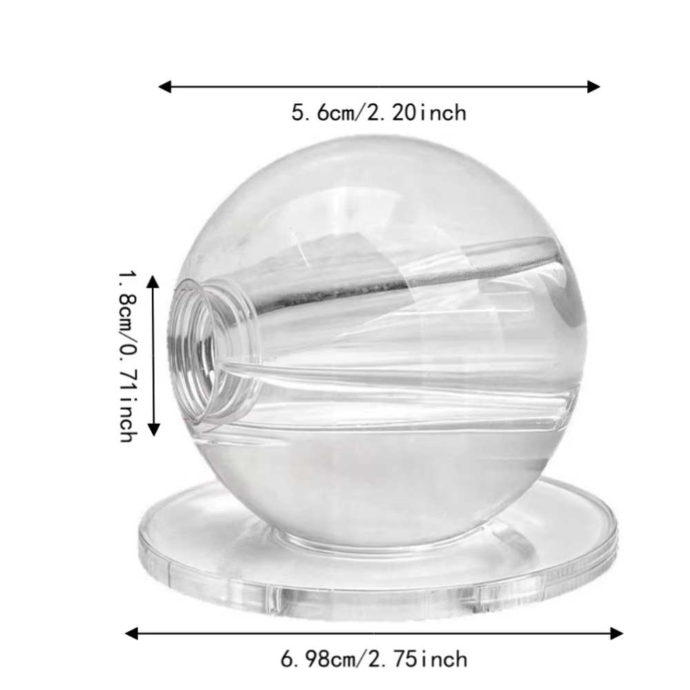 Set 2 Piezas Práctica de Puntería para Billar – Base Redonda Transparente - imagen 5