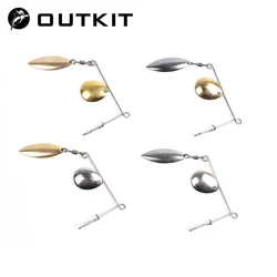 OUTKIT Spinnerbait 2,5g – Señuelo giratorio para lubina