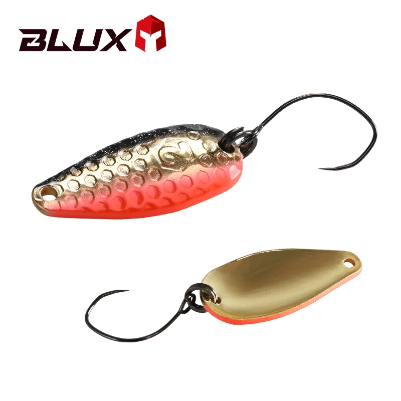 Señuelo Cuchara Trucha BLUX Hammered Latón y Cobre