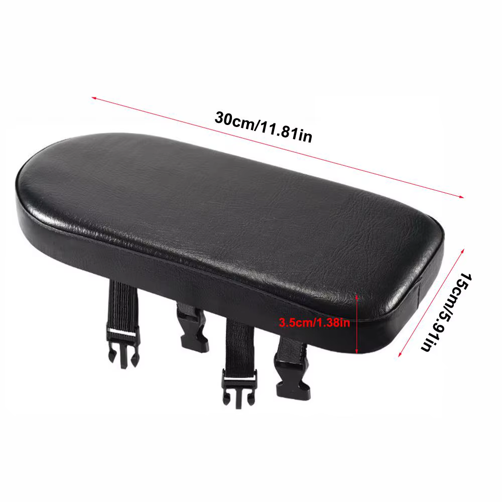 Cojín trasero universal para bicicleta de cuero PU impermeable