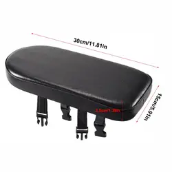 Cojín trasero universal para bicicleta de cuero PU impermeable