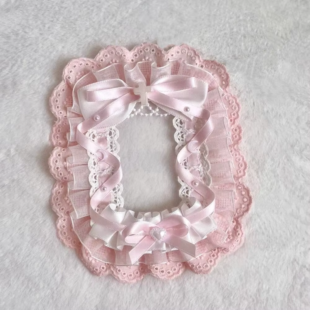 Funda Tarjetas Kawaii Lolita con Cinta de Encaje – Hecha a Mano - imagen 3