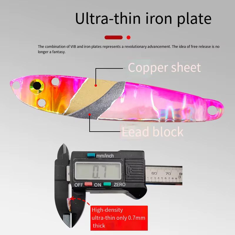 Jig Metal VIB – Señuelo vibrante para trucha y mar
