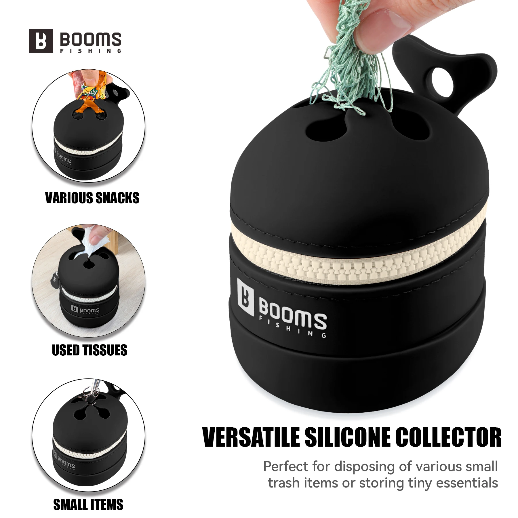 Booms Fishing ST2 Pinza recogedora retráctil de silicona para pesca - imagen 5