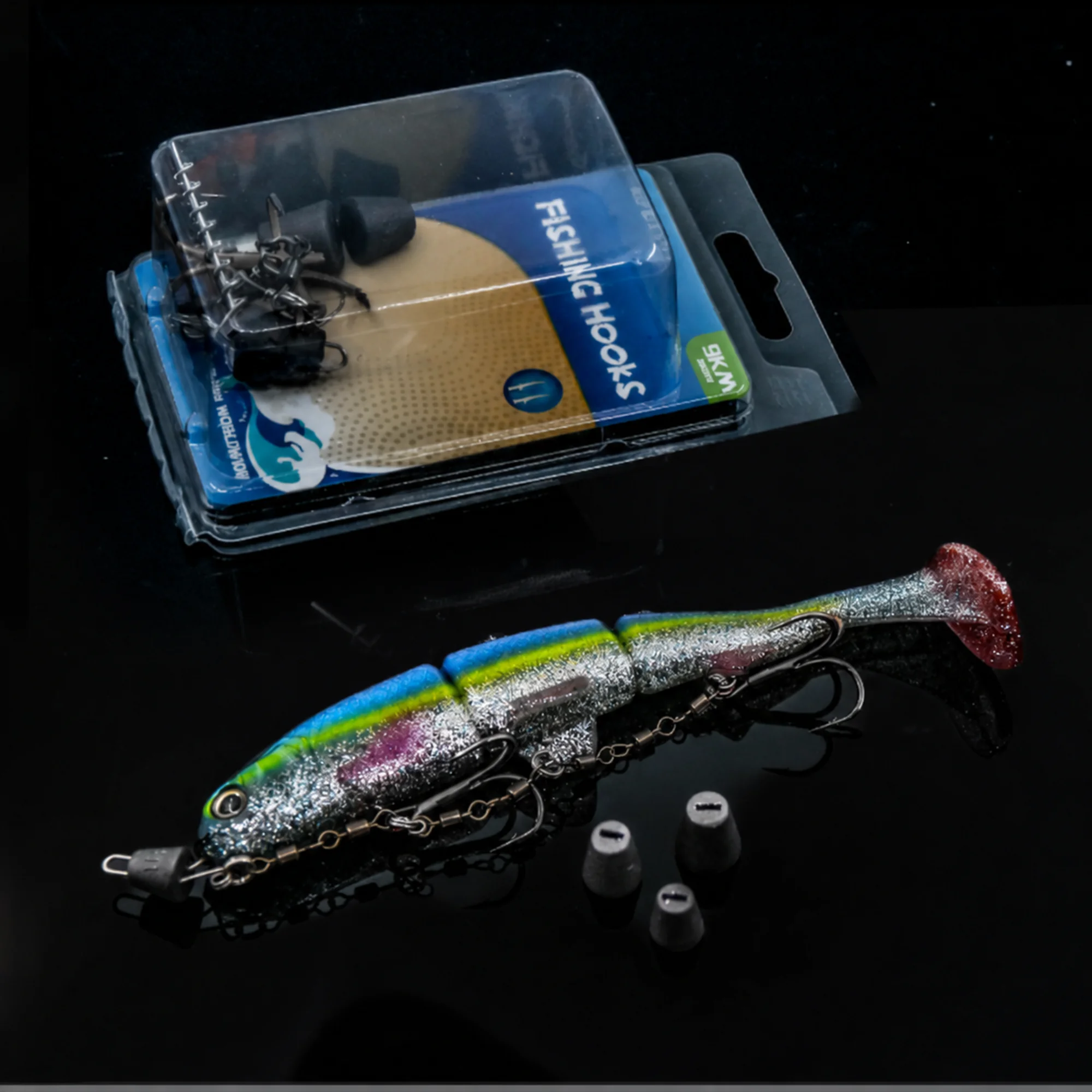 Anzuelo Triple con plomada para lucio, lucioperca y cebo vivo - imagen 5