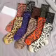 Calcetines leopardos tubo medio unisex algodon - moda europea Hip Hop - imagen 3