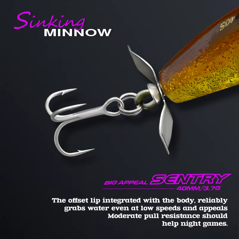 Tsurinoya Sentry Crankbait Senador – Poco fondo para agua salada - imagen 5