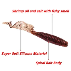 Vinilo Shrimp Oil aroma gamba – Para trucha y bass