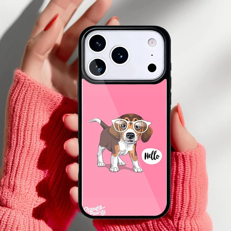 Funda Beagle instalada en iPhone