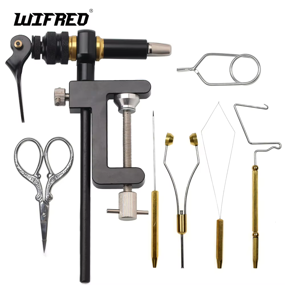 Kit Herramientas Atar Moscas Wifreo – Abrazadera C Giratoria Acero