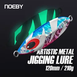 Noeby Slow Jigging Lokt – Jig metálico luminiscente para pesca en mar