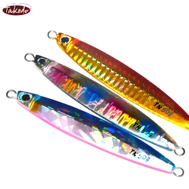 Takedo TN02 señuelo slow pitch con cuchara – Lubina y pez azul - imagen 2