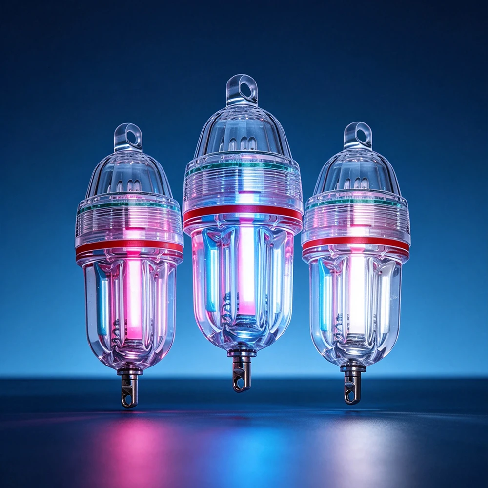 Lámparas LED submarinas estancas para pesca en agua salada nocturna - imagen 5