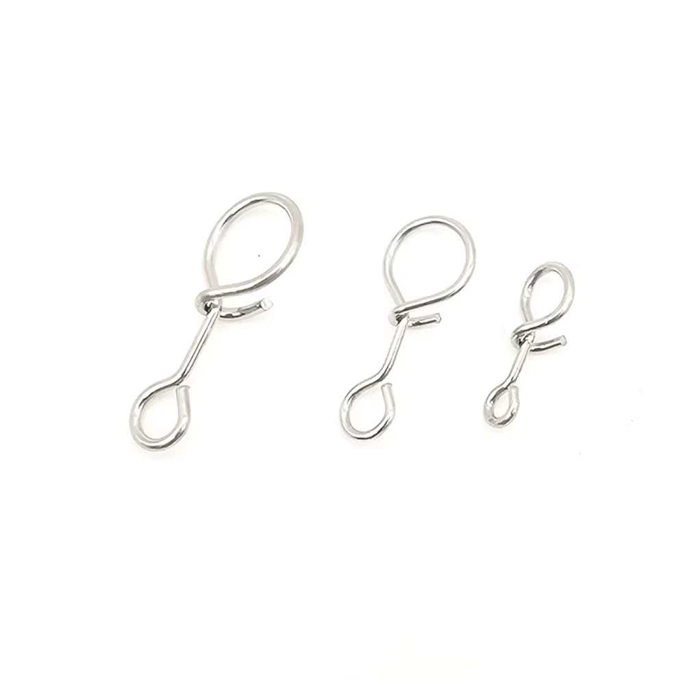 Conectores giratorios pesca 5-13cm – Anillo conexión rápida para mosca - imagen 4