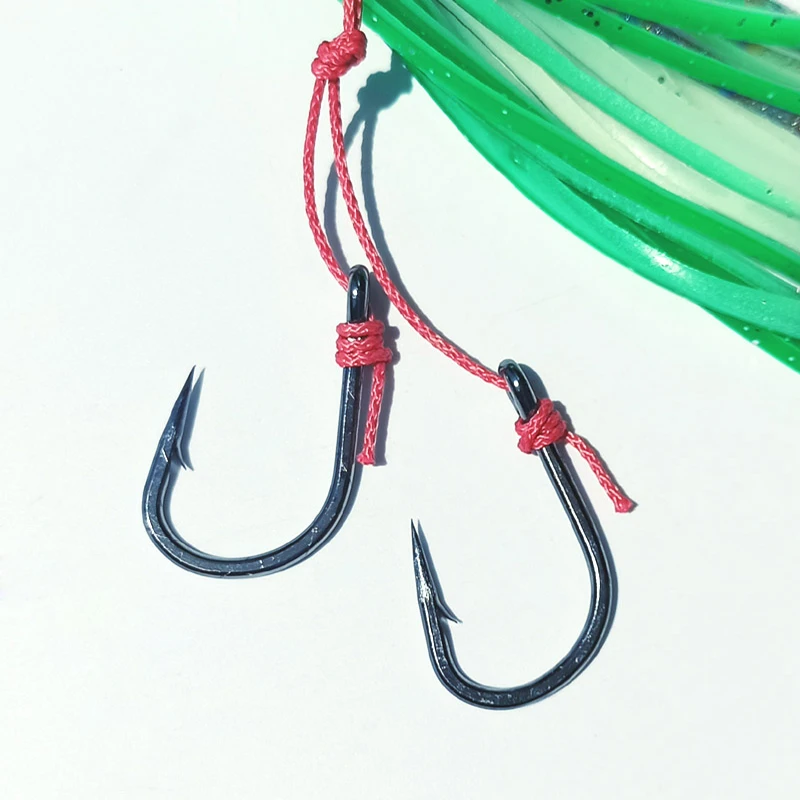 Señuelo jigging lento cabeza metálica falda de pulpo luminoso kingfish