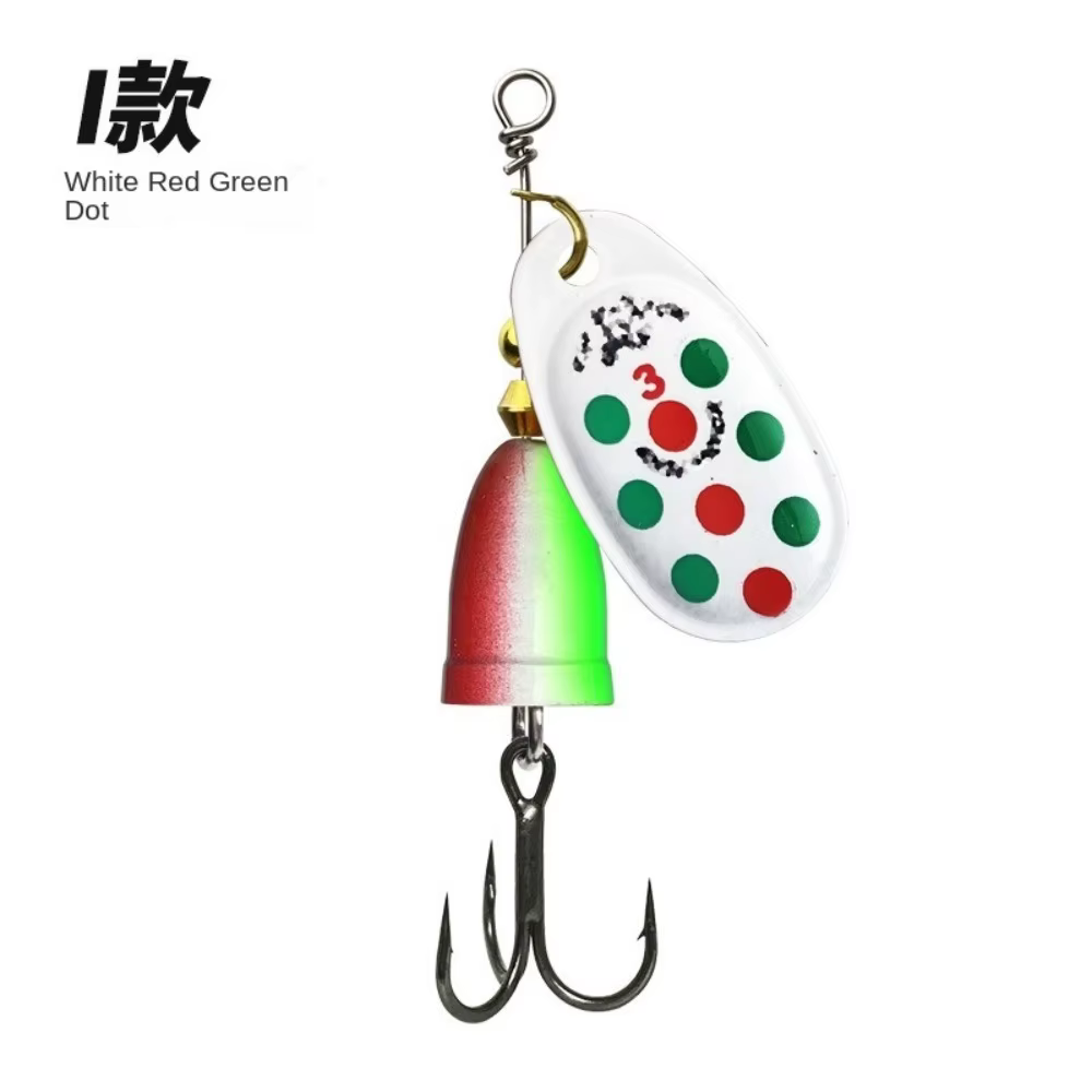 Cucharilla Giratoria con Lentejuelas para Pesca de Bagre - imagen 3