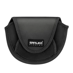 Funda protectora caña y carrete EVA negra SANLIKE con Velcro