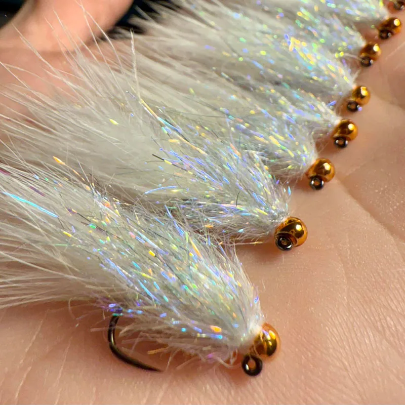 Fibra de hielo holográfica para atar moscas Trucha y Salmón - imagen 5