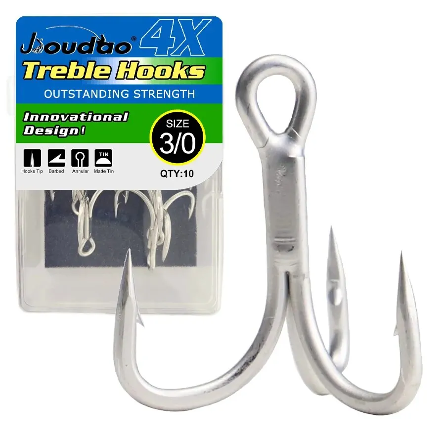 Anzuelos triples 4X carbono para vinilos - imagen 3