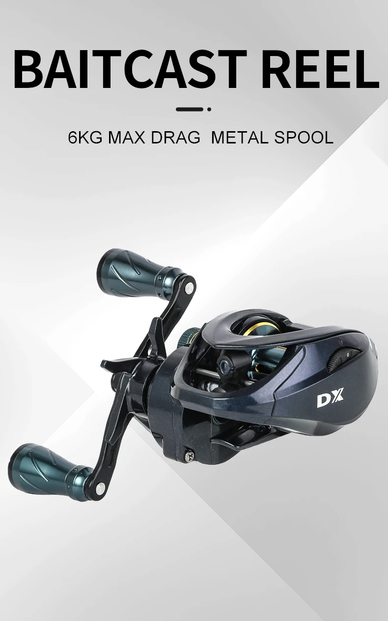 Carrete de Pesca BILLINGS vista frontal