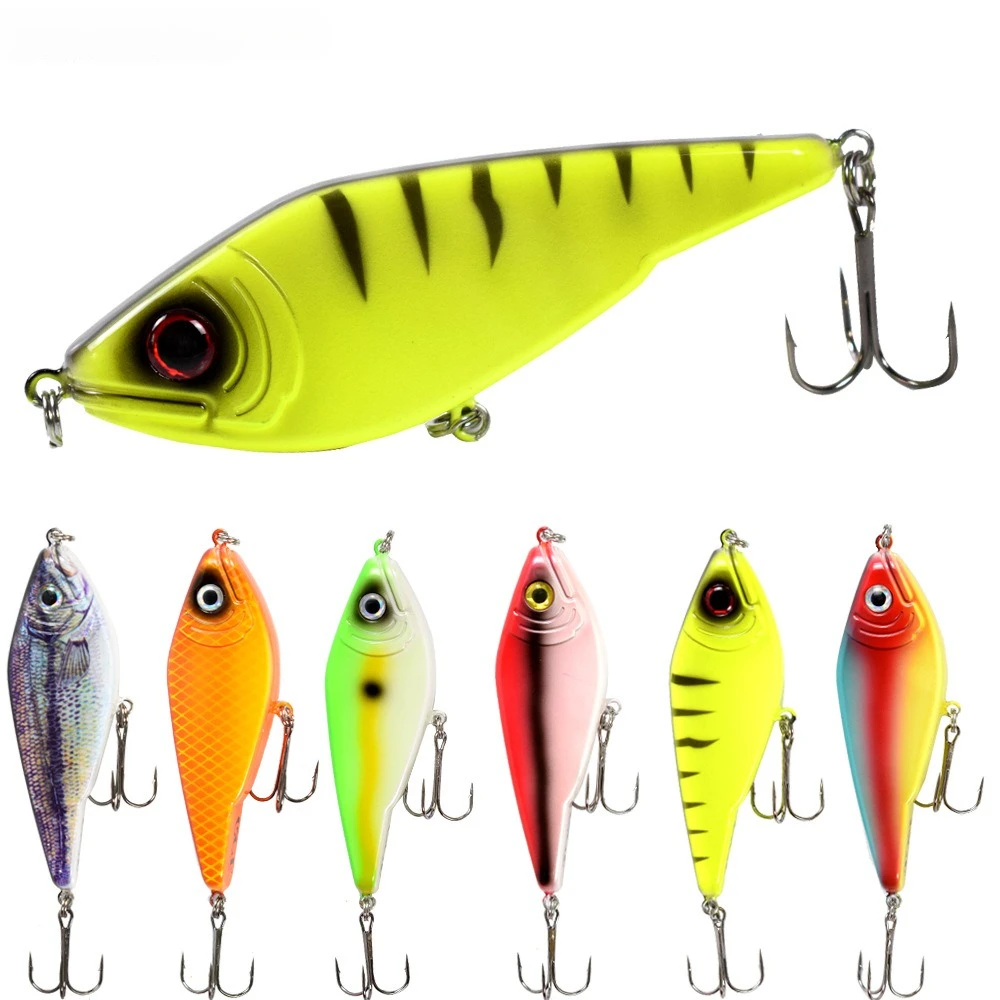 Señuelo de pesca Jerkbait 12 cm vista lateral