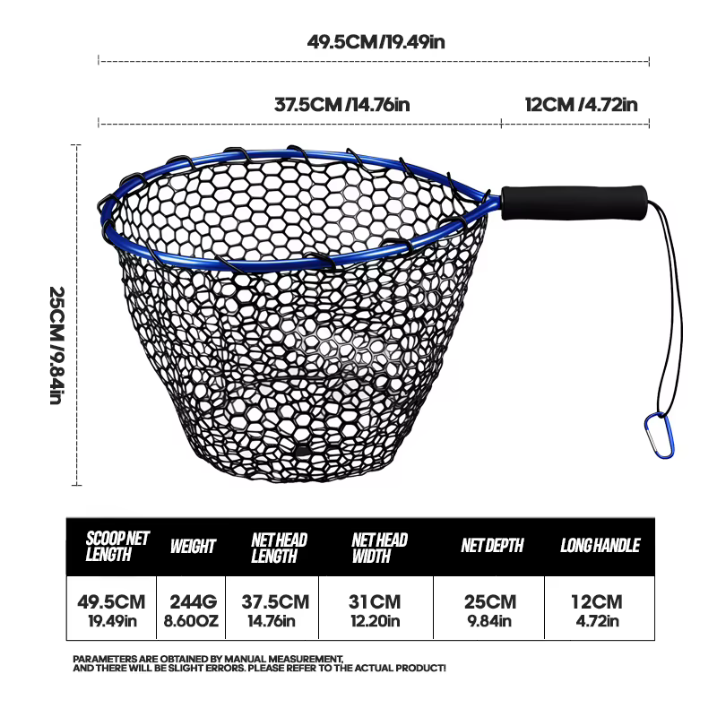 TAIYU Sacadera de Pesca Red Portátil Aluminio Ultraligera - imagen 3