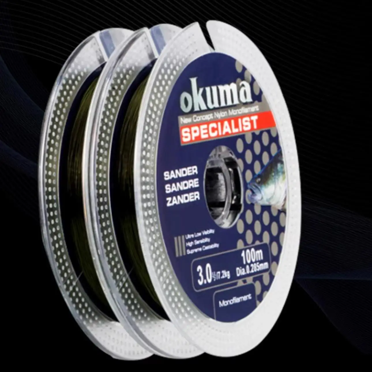 Carrete de pesca metálico Okuma Baoxiong