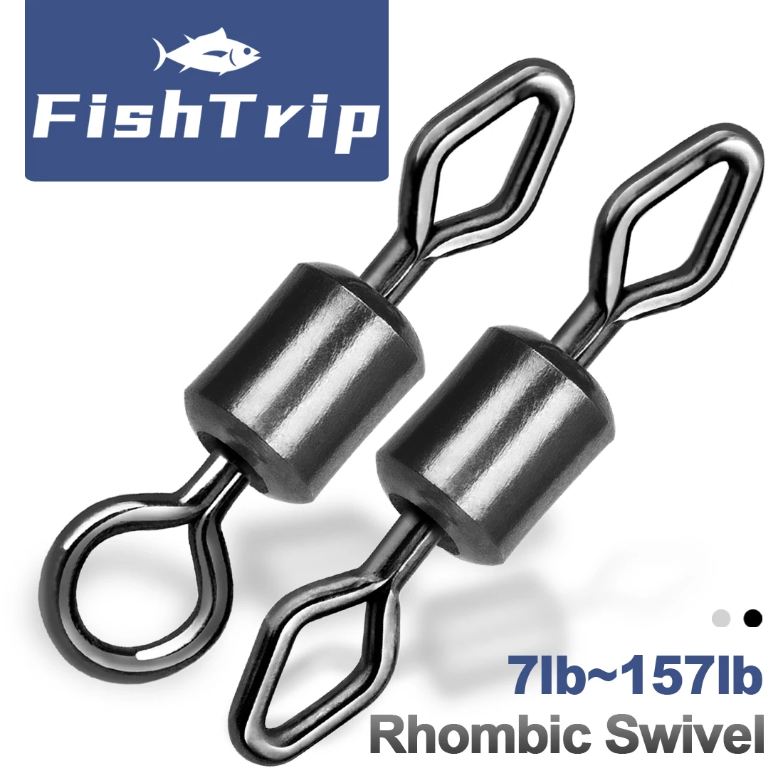 FishTrip Giratorios Agua Salada Alta Resistencia – Evitan Torsión Línea - imagen 3