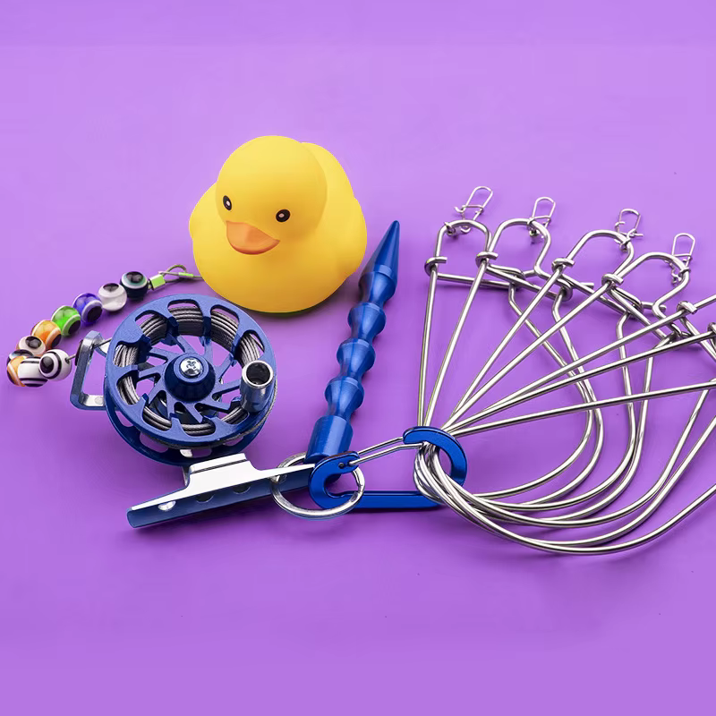 Cinturón de pesca con cable de acero inoxidable y hebilla de seguridad - imagen 5