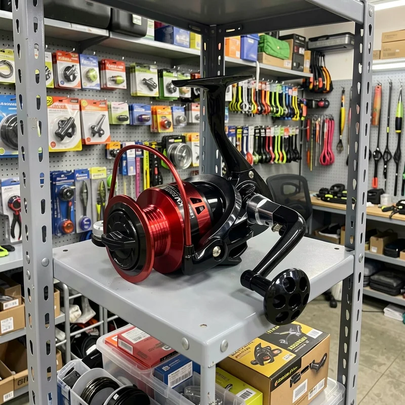 Carrete giratorio de bobina profunda con manivela CNC - imagen 3