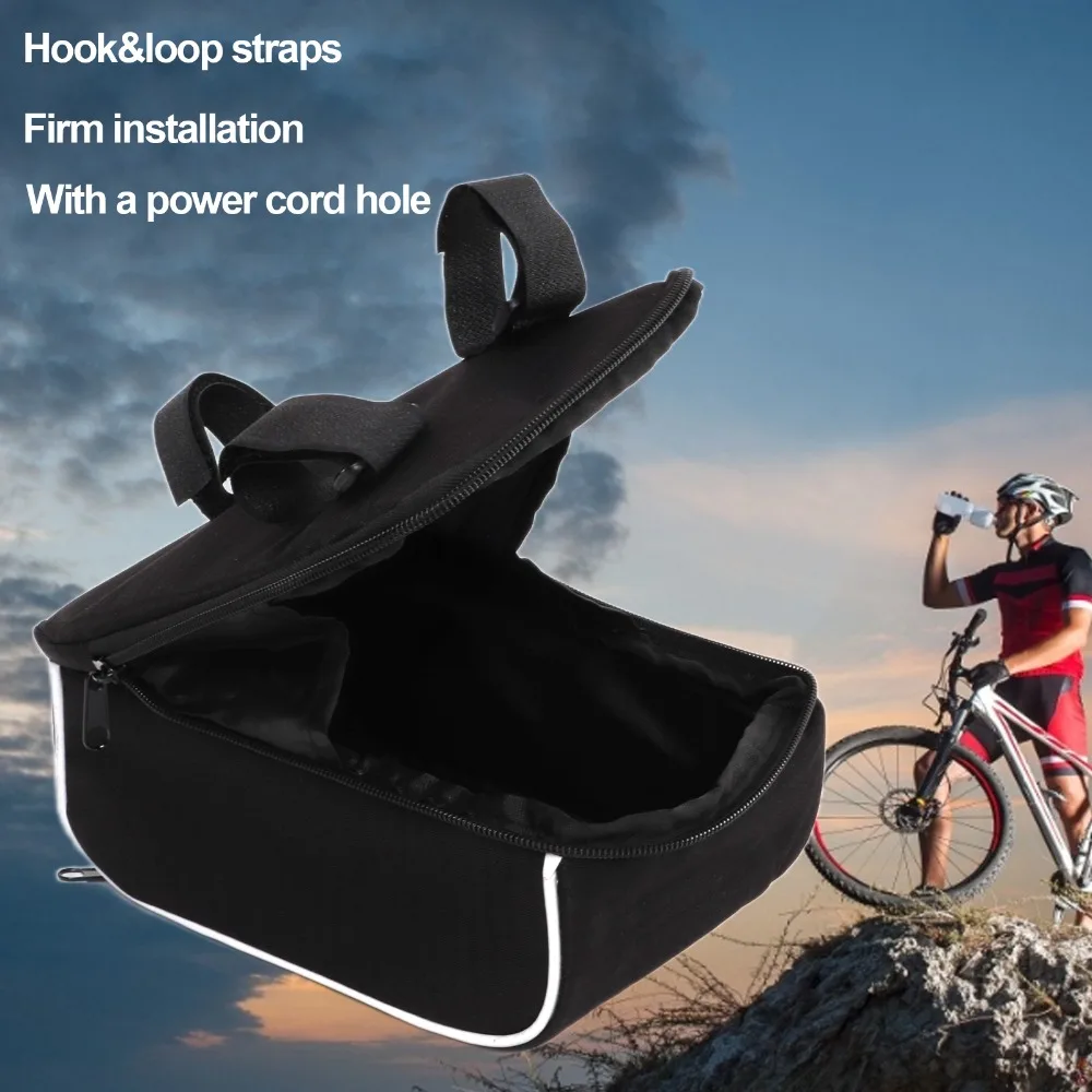 Bolsa impermeable frontal para bicicleta Oxford de gran capacidad - imagen 4