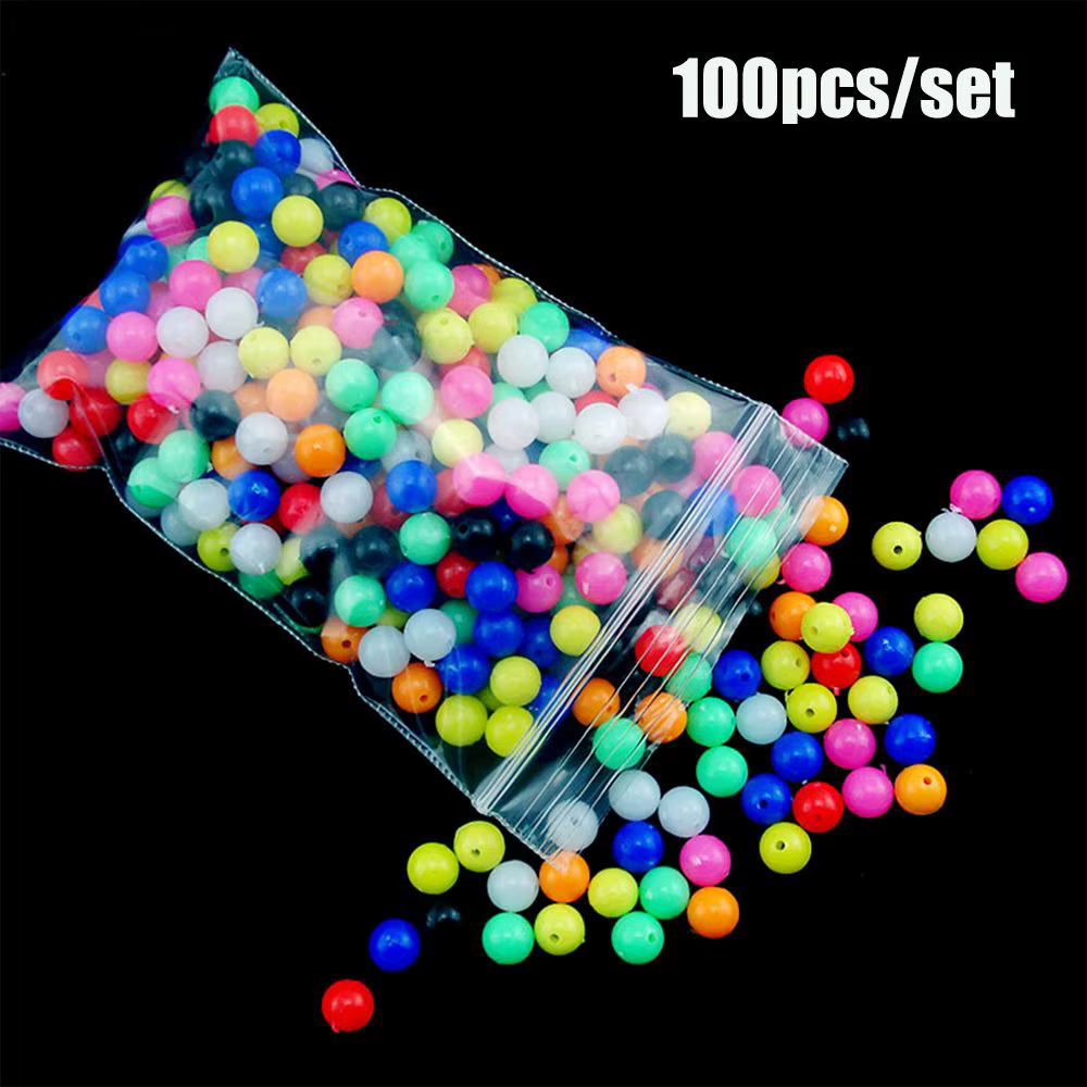 Perlas flotantes doble taladro para montajes de pesca - imagen 2