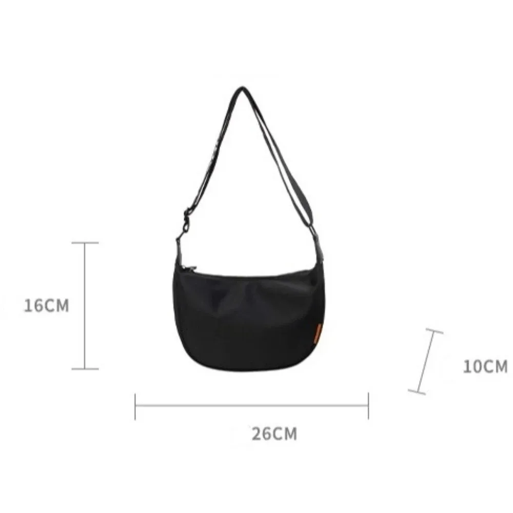 Bolso bandolera dumpling de correa ancha para mujer, gran capacidad - imagen 5