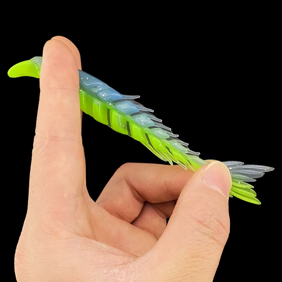 Señuelo blando cola pez multisección spinning y jigging en agua dulce - imagen 4