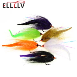 Ellllv Streamer Dragontail 2X 3/0 para lucio y lubina mar salada