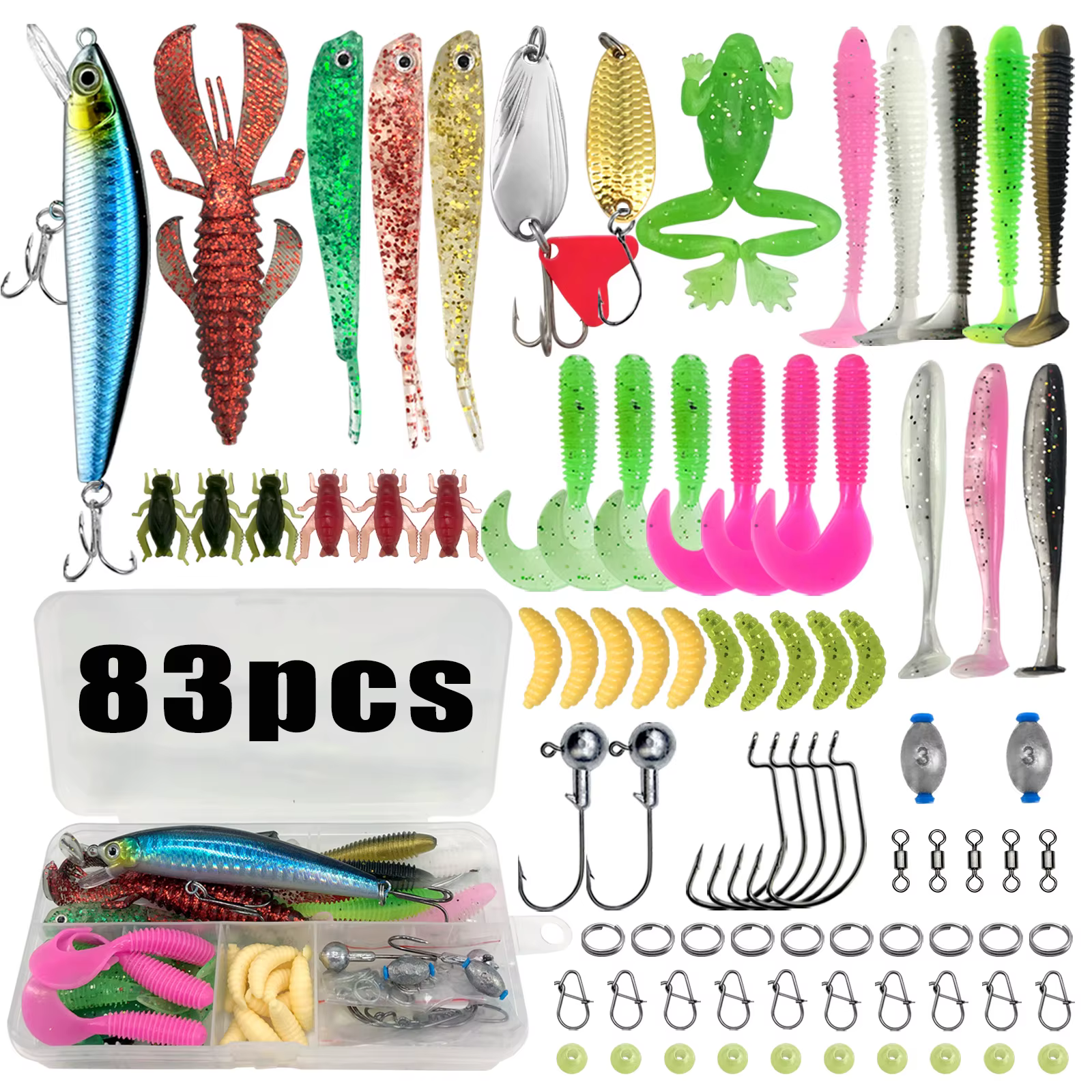 Kit de señuelos de pesca para trucha, lucio y perca - imagen 4