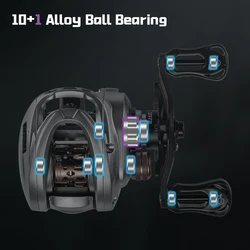 SOLOKING Acura Carrete Baitcasting Ultraligero Relación 7.1/8.1 10+1BB