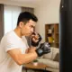 Guantes de boxeo profesionales acolchado grueso medio dedo resistentes - imagen 4