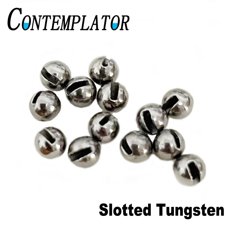 Contemplator cuentas de tungsteno 2-4mm beadhead ranuradas para ninfa - imagen 4