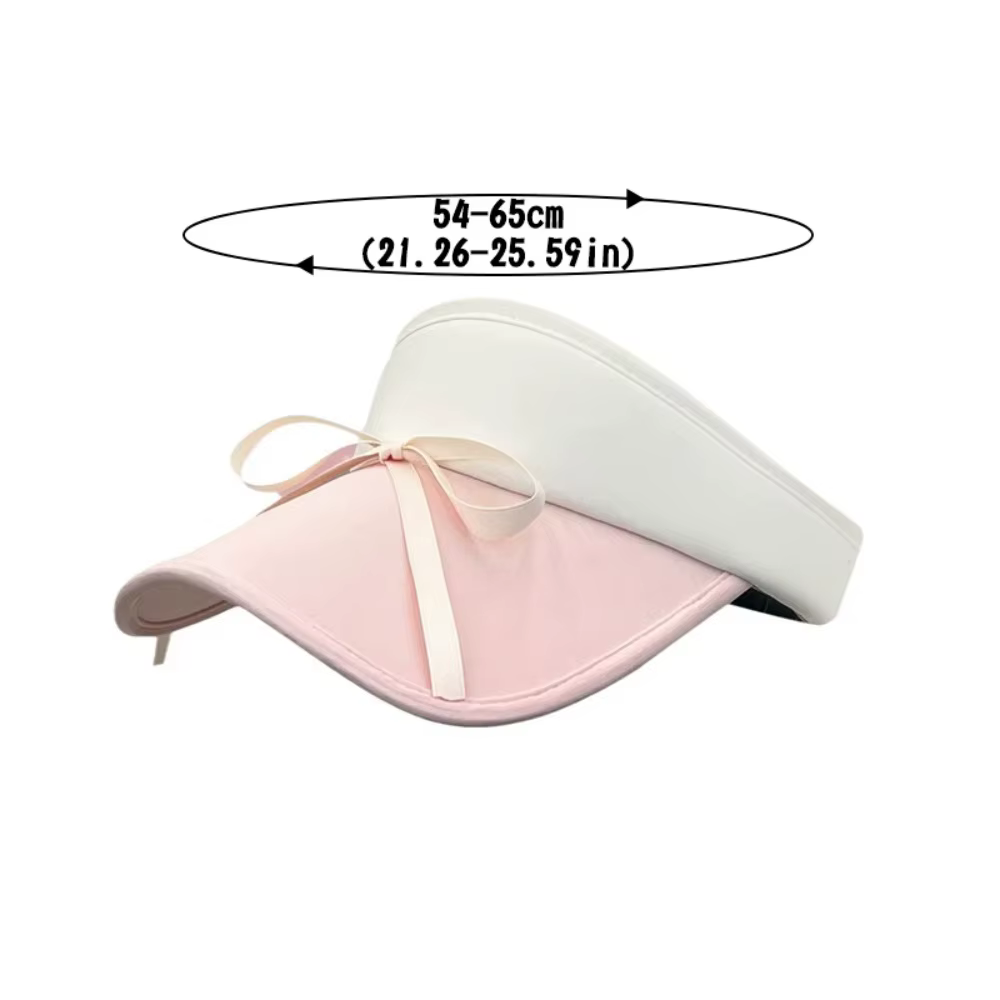Sombrero de sol con lazo ajustable para mujer