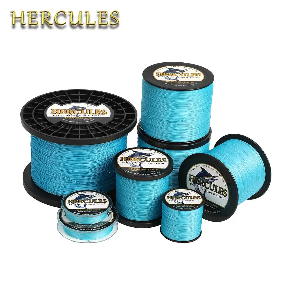 Hilo Trenzado PE 8 Cabos Azul Multifilamento Resistente para Carpa - imagen 5