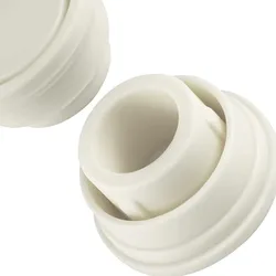 Tapones de goma de seguridad para escaleras de piscina, blancos