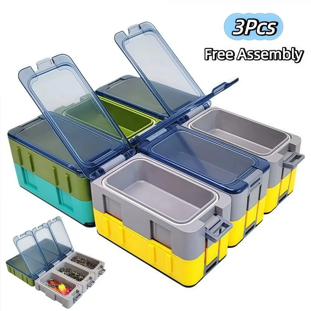 Organizador de anzuelos con caja iluminada de plástico, desmontable - imagen 5