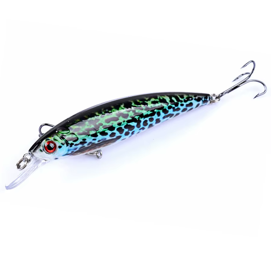 Señuelos Jerkbait Minnow Crankbait para Lucio - Wobbler con ojos 3D - imagen 5
