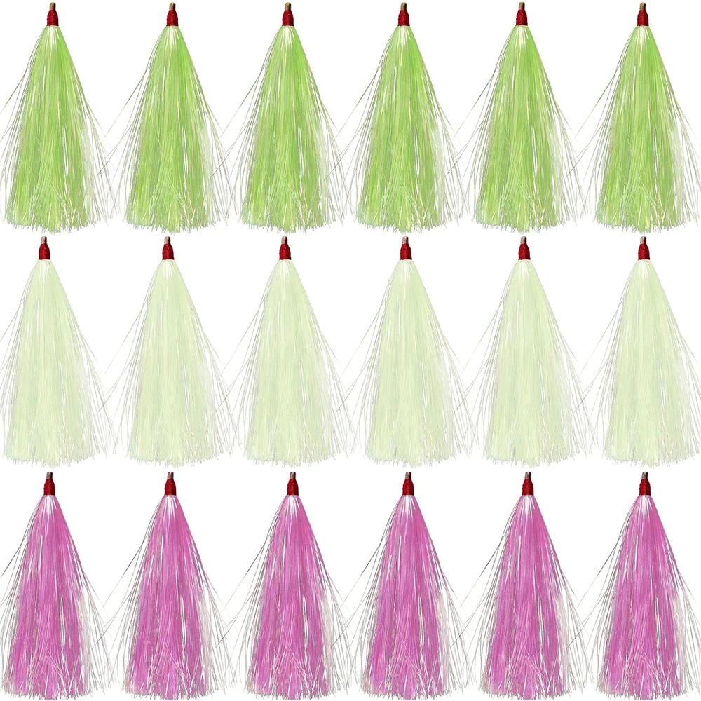 Mylar Flash Teaser – Bucktail señuelo trolling agua salada - imagen 5