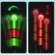 Flotadores electrónicos LED Nano Color con sensor de gravedad nocturno